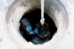 人工清陶污水井
